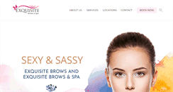 Desktop Screenshot of exquisitebrows.com.au